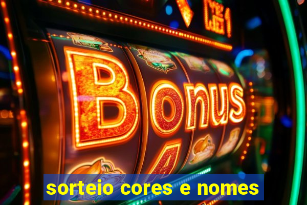 sorteio cores e nomes